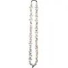 Boland Collier tête de mort - Accessoire déguisement pirate ou zombie - Blanc
