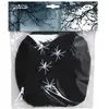 Boland - Spinrag 60 g zwart met spinnen Zwart - Horror - Horror