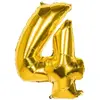 Boland Ballon chiffre - NO NAME - Or - Aluminium - 86 cm - Anniversaire - Adulte - Mixte