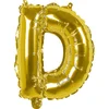 Boland - Folieballon 'D' goud D - Goud - Letterballon