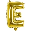 Boland - Folieballon 'E' goud E - Goud - Letterballon