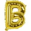 Boland - Folieballon 'B' goud B - Goud - Letterballon