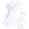 Boland - Handschoenen pols met drukknop wit XL Wit - Volwassenen - Uni...