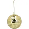 Boland BOITE de 6 Boules à facettes 8cm, Or