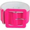 Ceinture - GENERIQUE - Rose - Adulte - 115 X 5,5cm - Grosse boucle