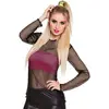 Boland T-shirt femme noir années 80 - GENERIQUE - résilles noires - ta...