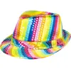 Boland Chapeau à paillettes, unisexe, tenue disco, accessoire, carnaval, costume, fête à thème, fête à thème
