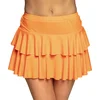 Boland - Minirokje Ruffles neon oranje (M) - Volwassenen - Student - 8...