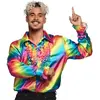 Boland - Party shirt rainbow (XL) - Volwassenen - Danser/danseres - 80...