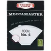 Technivorm-Moccamaster Filtre à café en papier n° 4 - Moccamaster - Pack de 100 - 85022