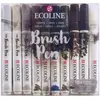 Talens Ecoline Brush Pen - 10 stuks - Grijs
