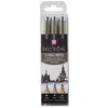 Sakura Pigma Micron Etui 3 Fineliners Zwart 08-10-12 Breed