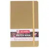 Carnet croquis 13x21cm - 80 feuilles - 140g - or blanc - Royal Talens