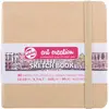 Art Creation Carnet Croquis 12x12 cm - 80 feuilles - 140g - kraft beige - Royal Talens