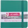 Carnet Croquis 12x12 cm - 80 feuilles - 140g - vert forêt - Royal Tale...
