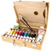 Coffret en bois 10 tubes de peinture acrylique Van Gogh et accessoires