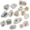 Little Dutch Stickers de bain en mousse Sailors Bay (18 pièces)