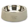 Designed by Lotte Beeztees K&Bz Assiette pour Chien Riboco 1 16 x 16 x 5 cm / 350 ML Gris 2000 g