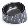 Designed by Lotte Melamine Eetbak Vita - Voerbak kat - Eetbak of Drinkbak - Zwart 160 ml
