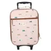 Valise à roulettes enfant Voitures beige
