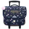 Cartable à roulettes MILKY KISS Heart of Gold 38 cm tigre