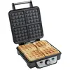 Bestron Gaufrier 1100 W Acier inoxydable Noir et argenté ASW281