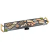 Bestron Gril de table plancha Asia Lounge ABP604BB Bambou XXL 90x23 cm