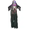 Merkloos / Sans marque Halloween hangdecoratie skelet met licht