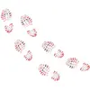 Empreintes De chaussures Ensanglantées - 3 paires