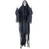 Halloween Hangdecoratie: Skelet Zombie met lichtgevende ogen(170cm)