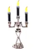 Halloween Skelet Kandelaar - LED Lichten - Decoratie