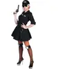 Funny Fashion - Politie & Detective Kostuum - Zwart Kort Fbi Arrest Po...