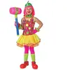 Clown Meisje jurkje stars - Maatkeuze: Maat 104
