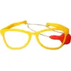 Funny Fashion Mega Bril Met Waterspuit - Clown Accessoire - One Size