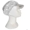 Casquette Disco Paillettes - Argent - Adulte
