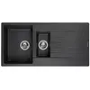 Reginox Harlem 15 spoelbak 100x50cm Black Silvery R31292
