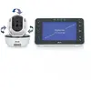 Babyphone avec caméra et écran couleur 5 Alecto DVM200XL Blanc-Anthrac...
