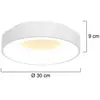 Steinhauer - Plafondlamp Ringlede Ø 30 cm 3086 wit