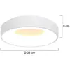 Plafondlamp Steinhauer Ringlede - Wit