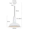 Hanglamp Mexlite Luna - Wit