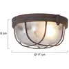 Plafondlamp Mexlite Mella - Bruin