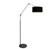 Steinhauer - lampadaire - Prestige Chic - noir - lin métal -