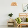 Anne Lighting hanglamp Maze - naturel - hout - 46 cm - E27 fitting - 3490E