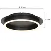Steinhauer plafonniere Ringlux - zwart - metaal - 32 cm - ingebouwde LED-module - 3655ZW