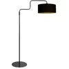 Steinhauer - lampadaire - Bloeba - noir - lin métal - ø 40cm -