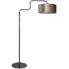 Steinhauer - lampadaire - Bloeba - argent noir - métal velours