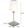 Steinhauer tafellamp Ancilla - staal - metaal - 13,5 cm - E14 fitting - 3100ST