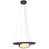 Steinhauer Hanglamp Ringlux met Binnenplaat Zwart Ø60cm