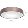 Steinhauer Plafonnier Ringlede - Bronze - Métal - 38 Cm - Dirigé - 2562br