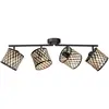 Mexlite - spot - Bambus - naturel noir - bambou métal - spot en